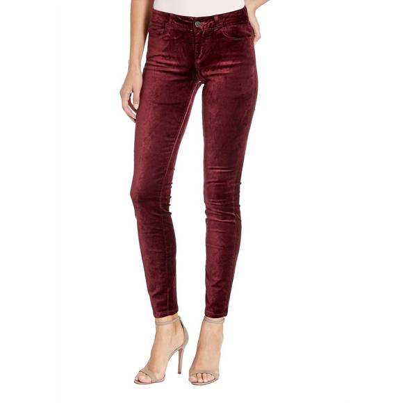 Jean Ultra Skinny Paige Verdugo Couleur 'wine Coating' - Taille 26 - Occasion Très Bon état